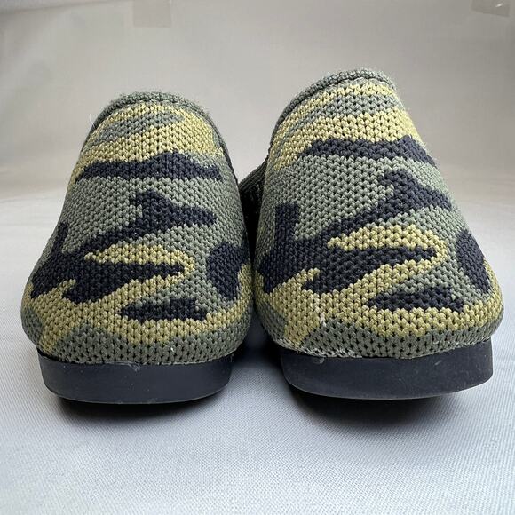 Steven Steve Madden Rosy Camo Pointed Toe Ballet Flats Women's 9 Reed Knit Shoes - Picture 4 of 13